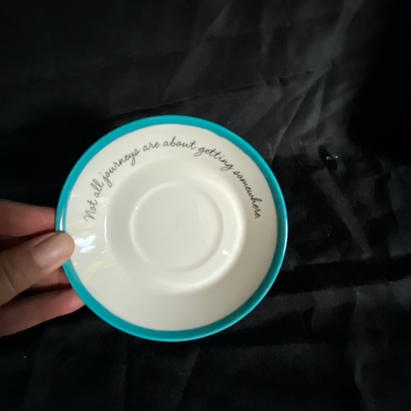Hallmark Mug and Saucer Set "Not all Journeys Are About GettingSomehwere. - Picture 8 of 12
